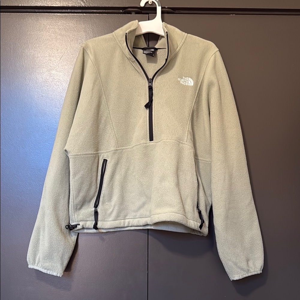 The North Face Olive Green Fleece Jacket